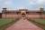 une toute petite partie du fort Rouge d'Agra, residence des empereurs